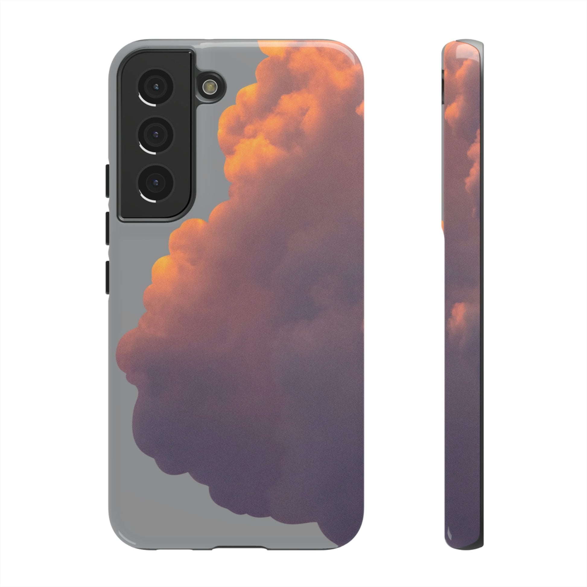 Phone Case-GRAY SUNRISE | Tough-Samsung Galaxy S22-Glossy-PhoneCaseBoss-Phone-Best-Phone-Cases