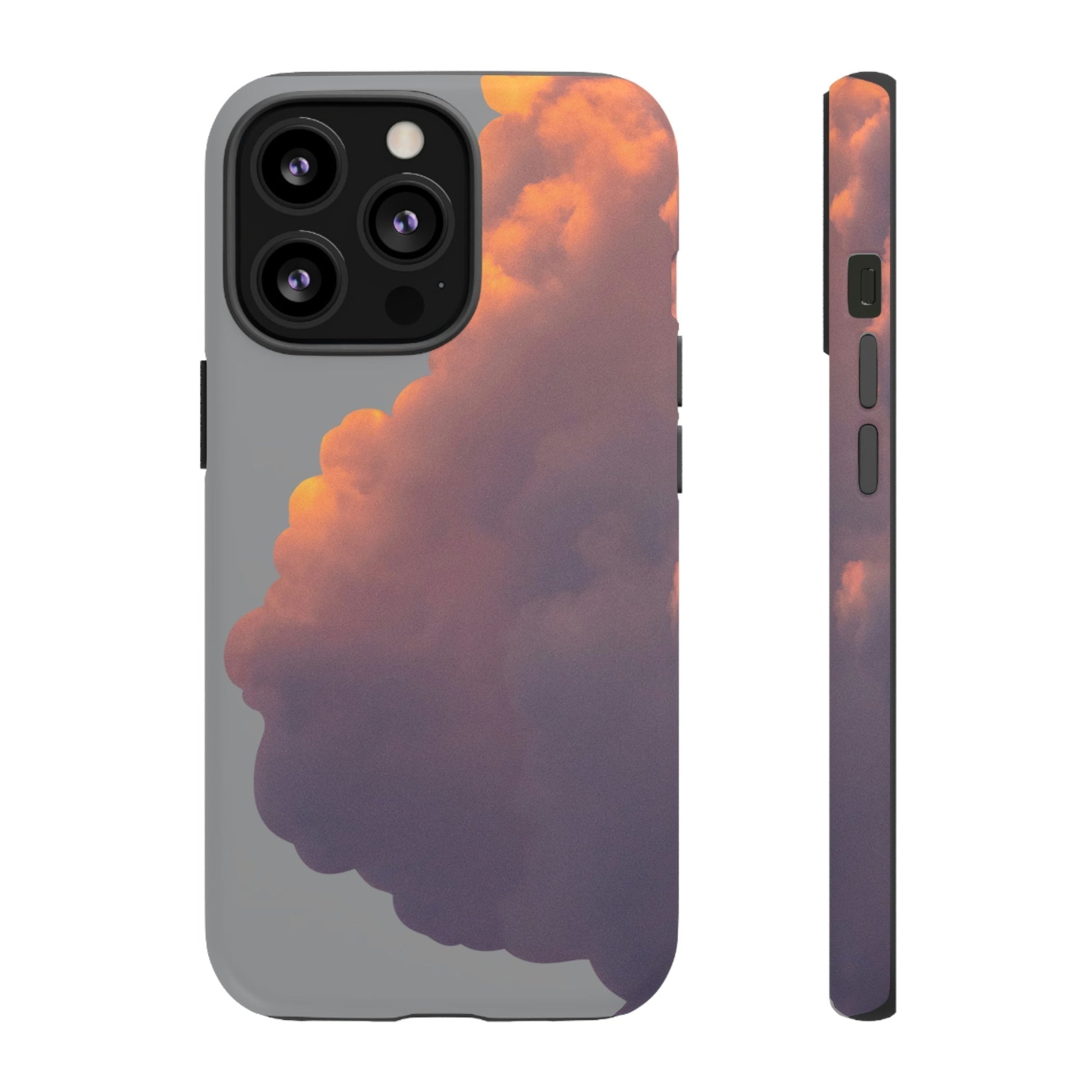 Phone Case-GRAY SUNRISE | Tough-iPhone 13 Pro-Matte-PhoneCaseBoss-Phone-Best-Phone-Cases