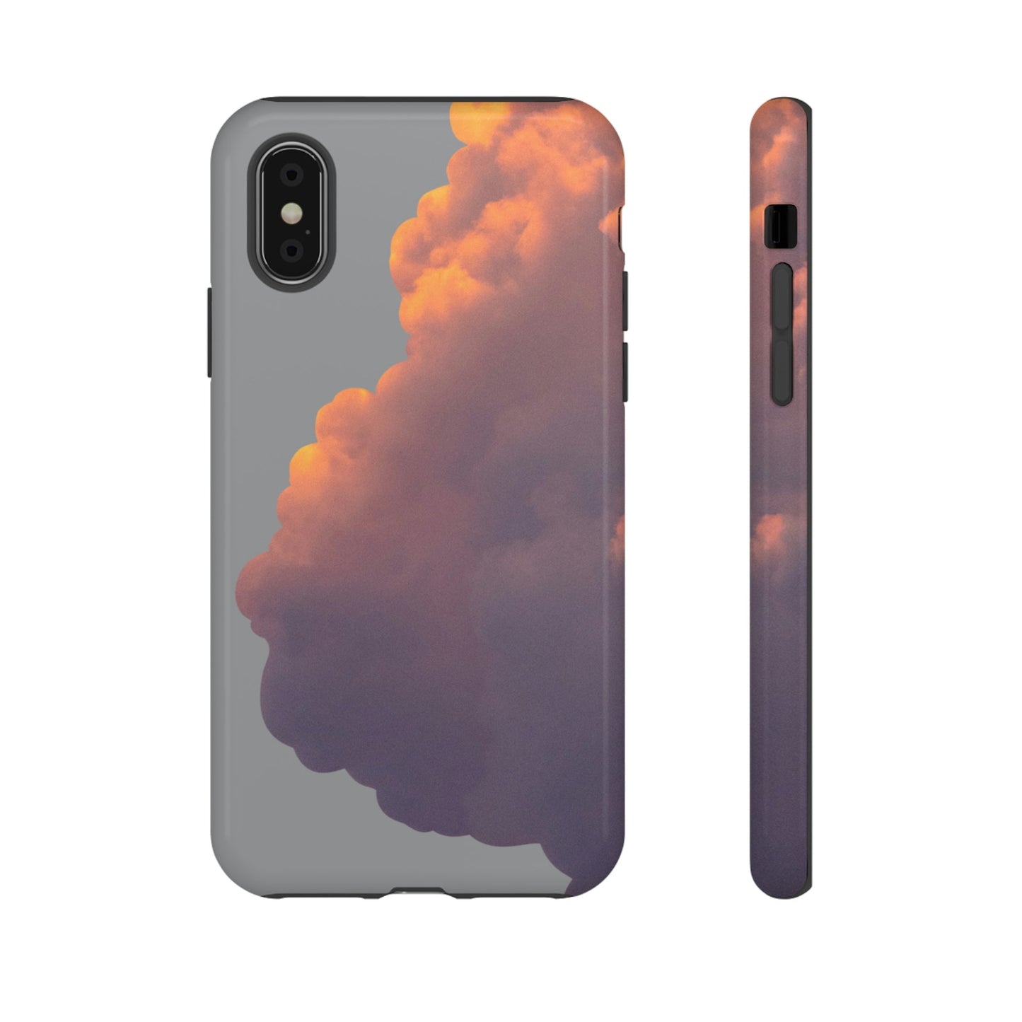 Phone Case-GRAY SUNRISE | Tough-iPhone X-Glossy-PhoneCaseBoss-Phone-Best-Phone-Cases