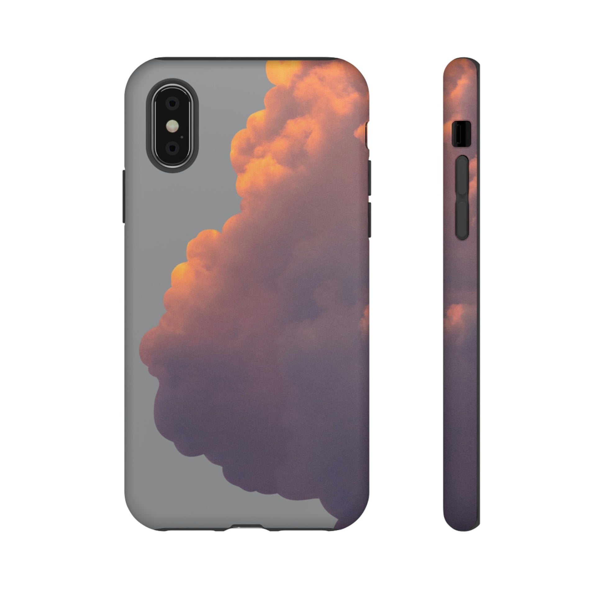 Phone Case-GRAY SUNRISE | Tough-iPhone X-Matte-PhoneCaseBoss-Phone-Best-Phone-Cases