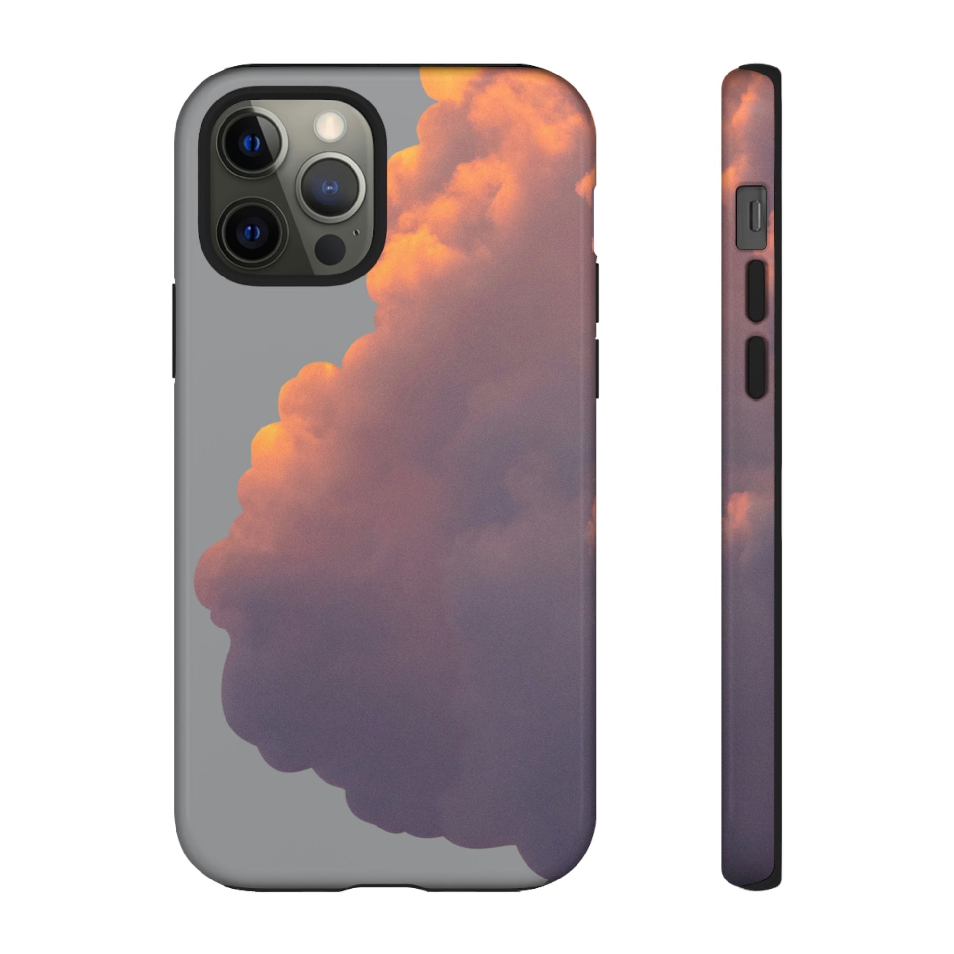 Phone Case-GRAY SUNRISE | Tough-iPhone 12 Pro-Glossy-PhoneCaseBoss-Phone-Best-Phone-Cases