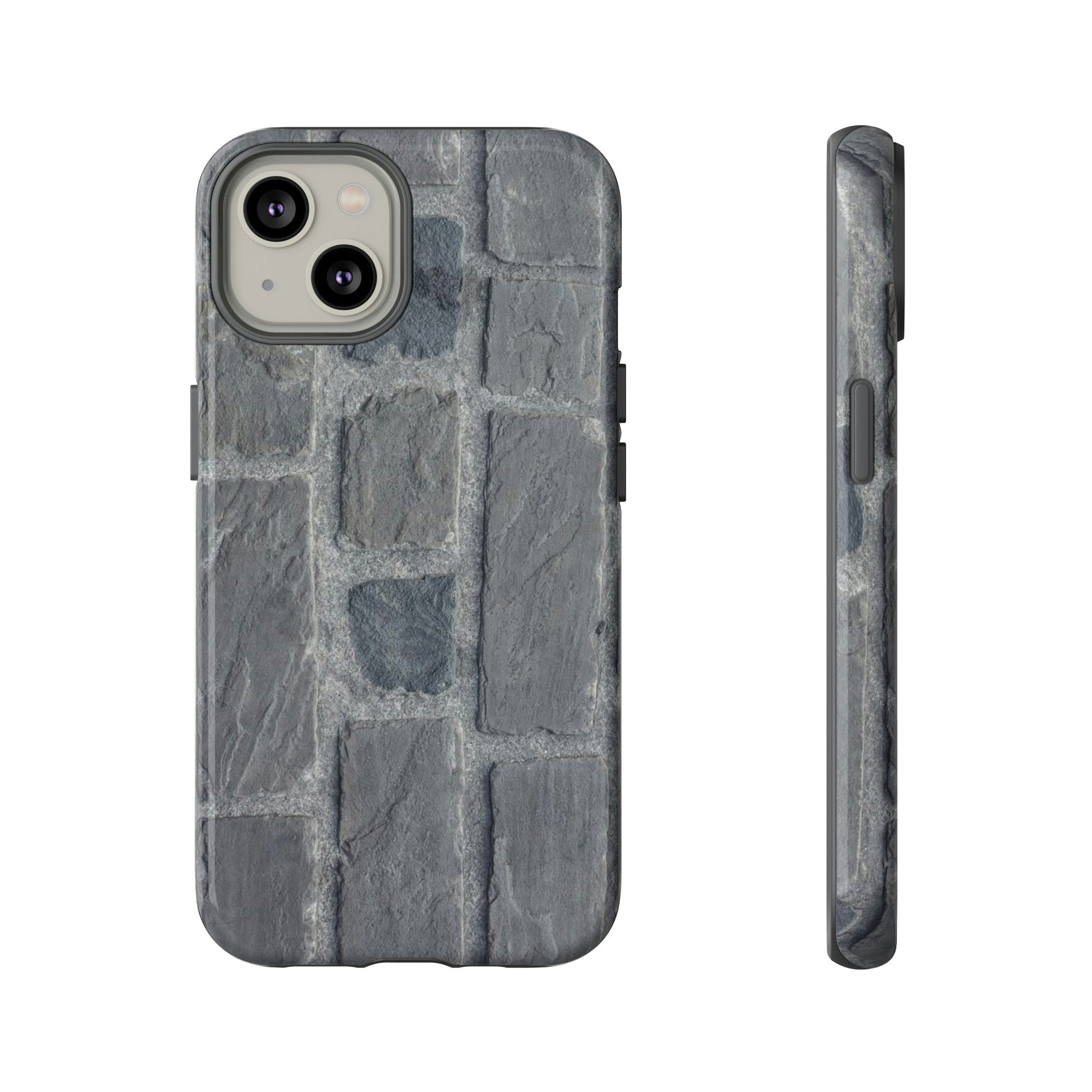 Phone Case-GRAY WALL | Tough-iPhone 14-Glossy-PhoneCaseBoss-Phone-Best-Phone-Cases