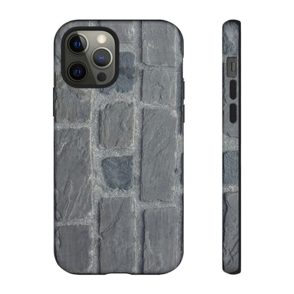 Phone Case-GRAY WALL | Tough-iPhone 12 Pro-Glossy-PhoneCaseBoss-Phone-Best-Phone-Cases