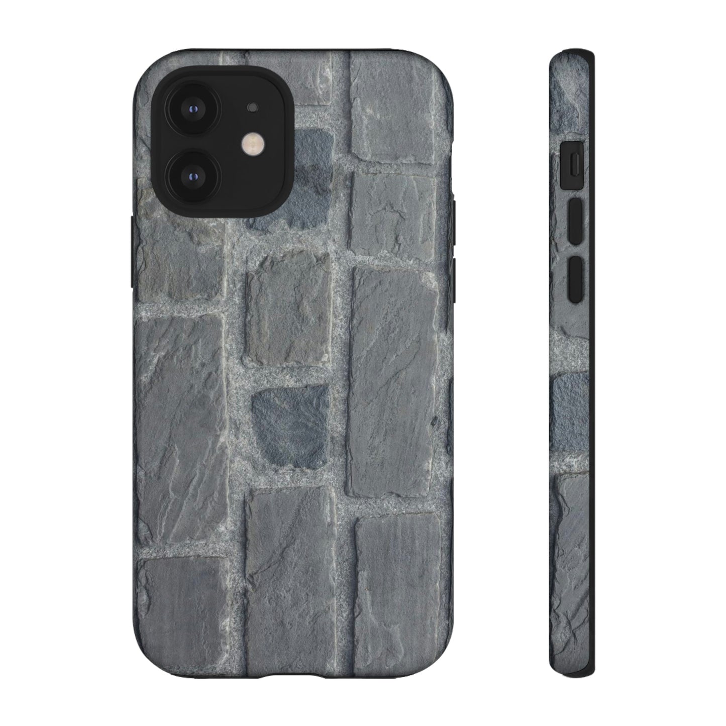 Phone Case-GRAY WALL | Tough-iPhone 12-Glossy-PhoneCaseBoss-Phone-Best-Phone-Cases