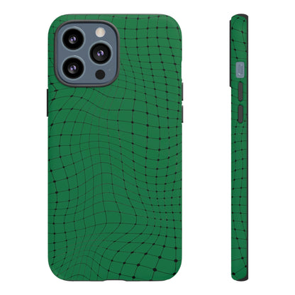 Phone Case-GREEN NET | Tough-iPhone 13 Pro Max-Matte-PhoneCaseBoss-Phone-Best-Phone-Cases