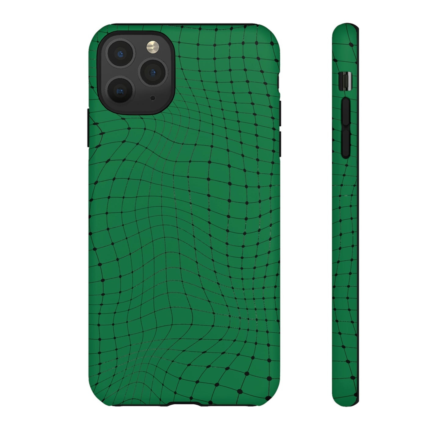 Phone Case-GREEN NET | Tough-iPhone 11 Pro Max-Matte-PhoneCaseBoss-Phone-Best-Phone-Cases