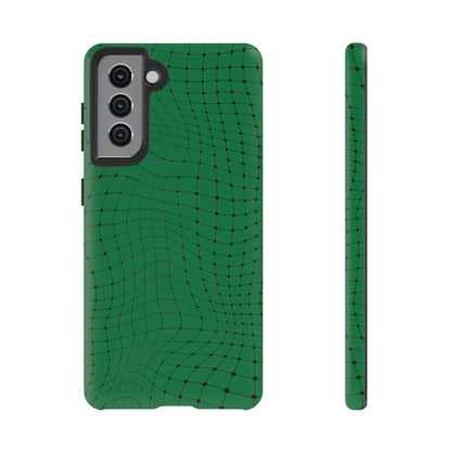 Phone Case-GREEN NET | Tough-Samsung Galaxy S21-Matte-PhoneCaseBoss-Phone-Best-Phone-Cases