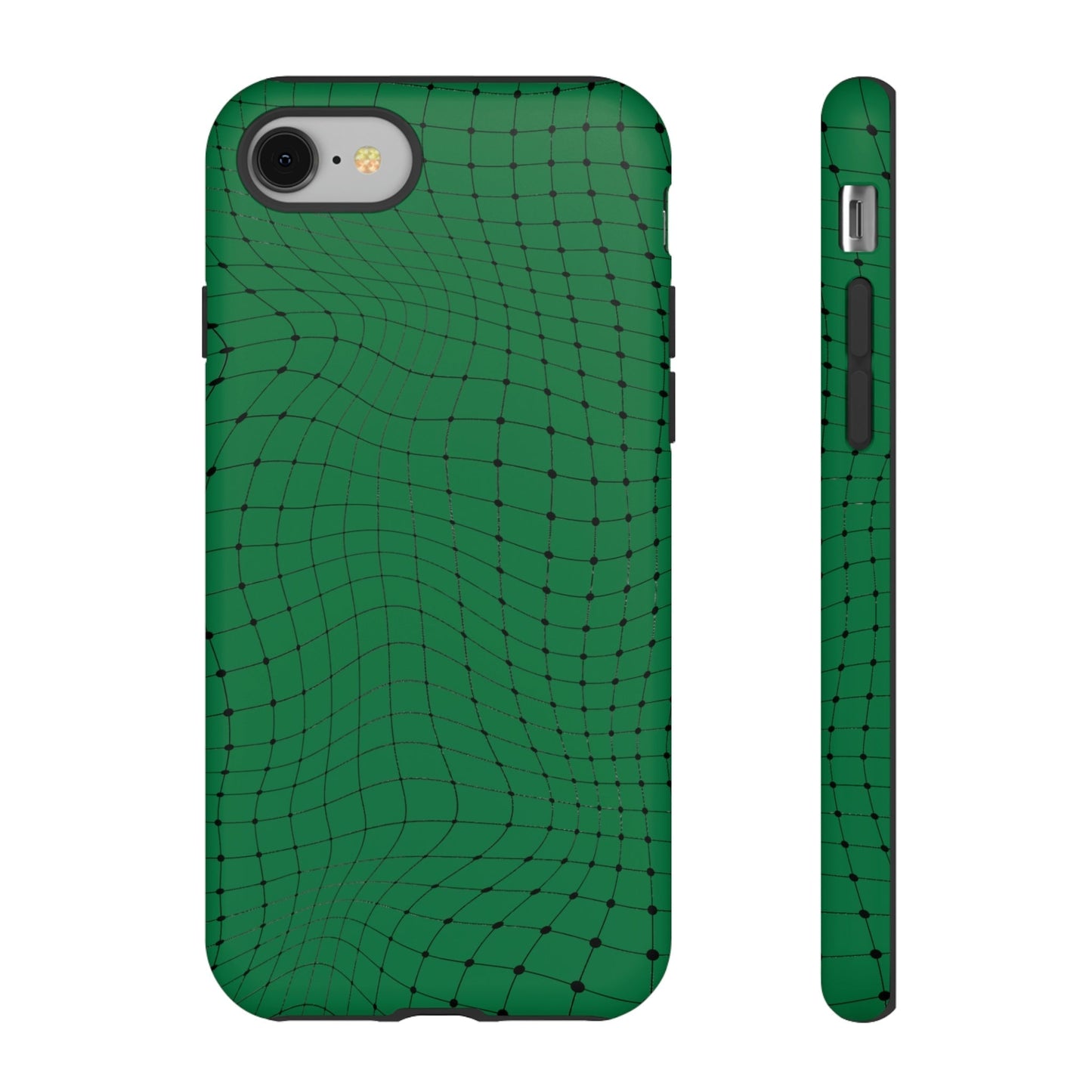 Phone Case-GREEN NET | Tough-iPhone 8-Matte-PhoneCaseBoss-Phone-Best-Phone-Cases