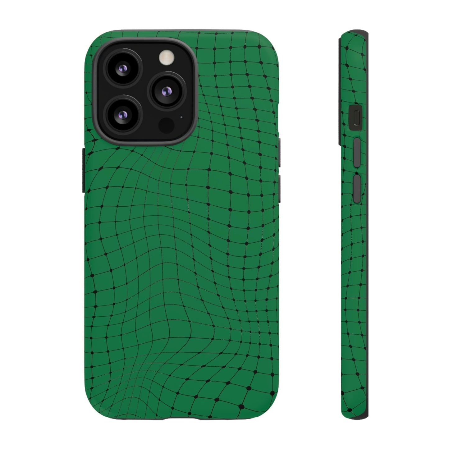 Phone Case-GREEN NET | Tough-iPhone 13 Pro-Matte-PhoneCaseBoss-Phone-Best-Phone-Cases