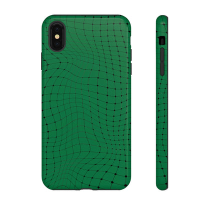 Phone Case-GREEN NET | Tough-iPhone XS MAX-Glossy-PhoneCaseBoss-Phone-Best-Phone-Cases