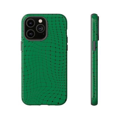 Phone Case-GREEN NET | Tough-iPhone 14 Pro Max-Glossy-PhoneCaseBoss-Phone-Best-Phone-Cases