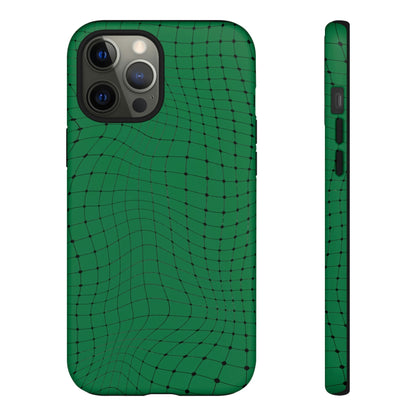 Phone Case-GREEN NET | Tough-iPhone 12 Pro Max-Matte-PhoneCaseBoss-Phone-Best-Phone-Cases