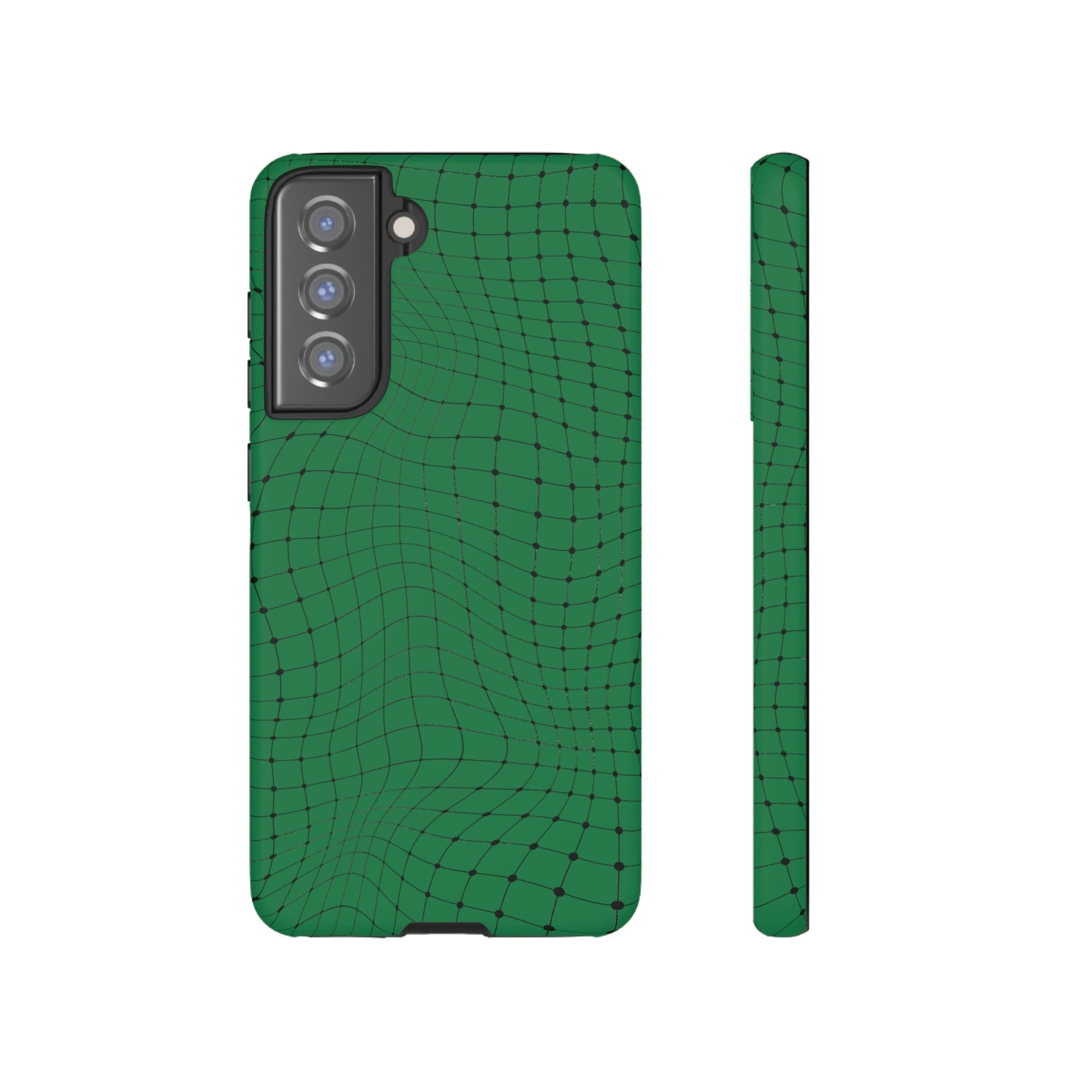 Phone Case-GREEN NET | Tough-Samsung Galaxy S21 FE-Matte-PhoneCaseBoss-Phone-Best-Phone-Cases