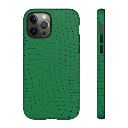 Phone Case-GREEN NET | Tough-iPhone 12 Pro-Matte-PhoneCaseBoss-Phone-Best-Phone-Cases