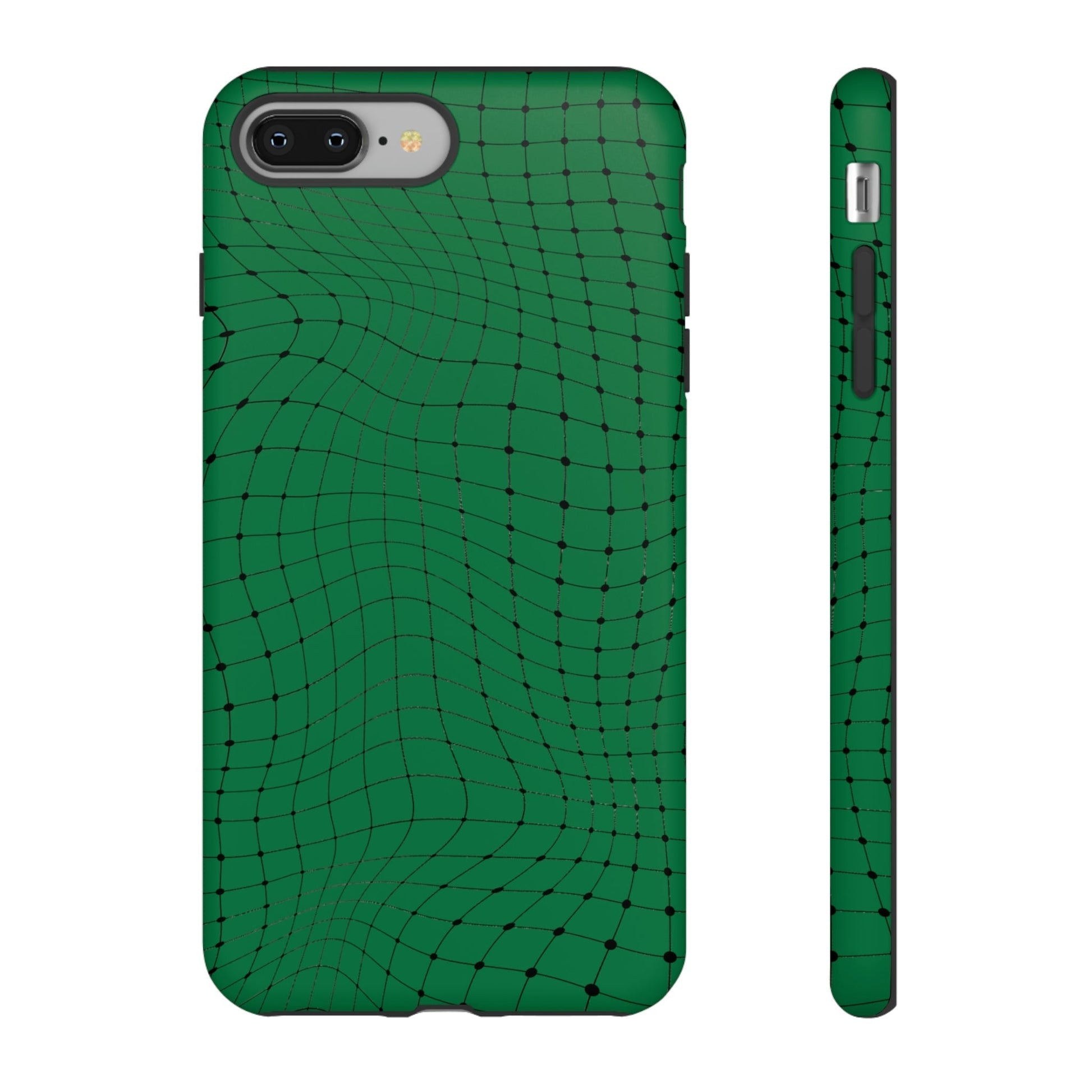 Phone Case-GREEN NET | Tough-iPhone 8 Plus-Matte-PhoneCaseBoss-Phone-Best-Phone-Cases