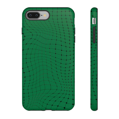 Phone Case-GREEN NET | Tough-iPhone 8 Plus-Matte-PhoneCaseBoss-Phone-Best-Phone-Cases