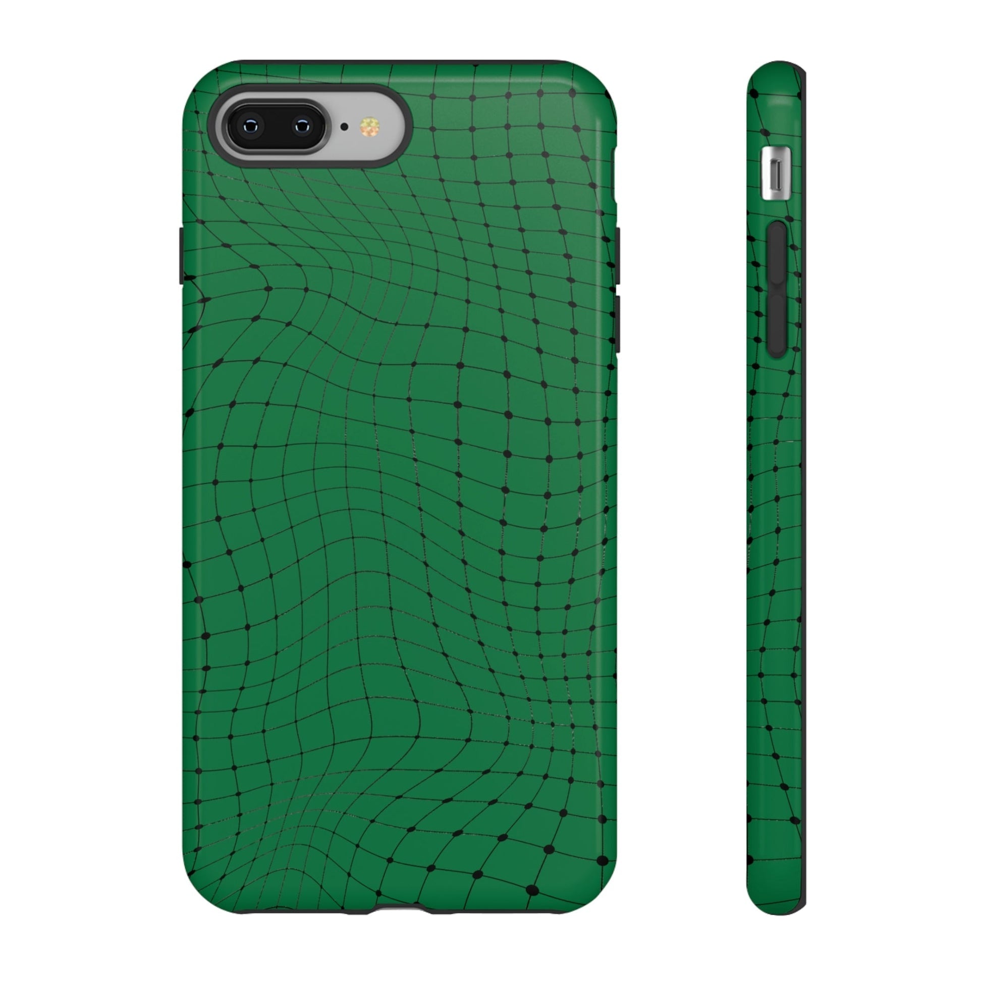 Phone Case-GREEN NET | Tough-iPhone 8 Plus-Glossy-PhoneCaseBoss-Phone-Best-Phone-Cases