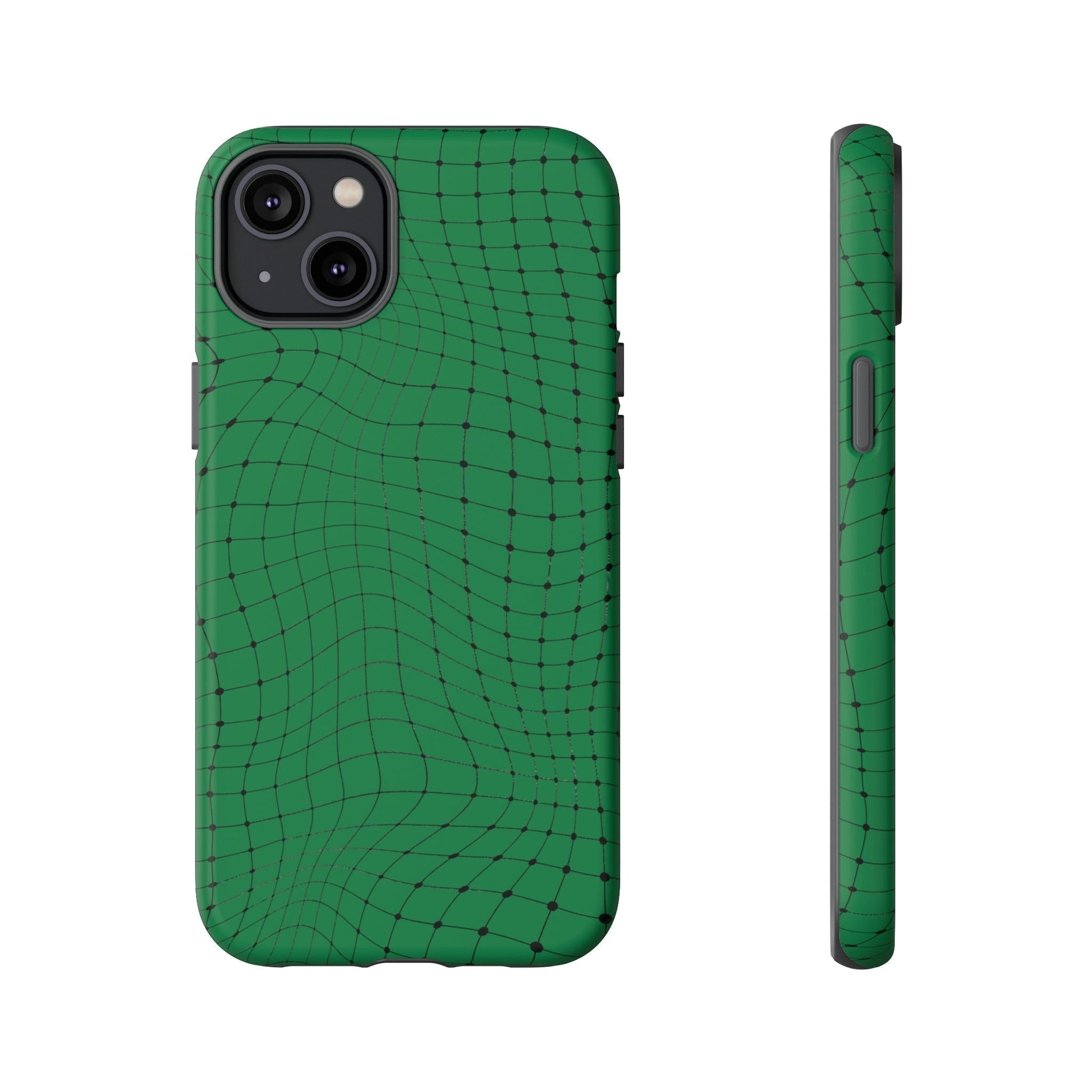 Phone Case-GREEN NET | Tough-iPhone 14 Plus-Matte-PhoneCaseBoss-Phone-Best-Phone-Cases