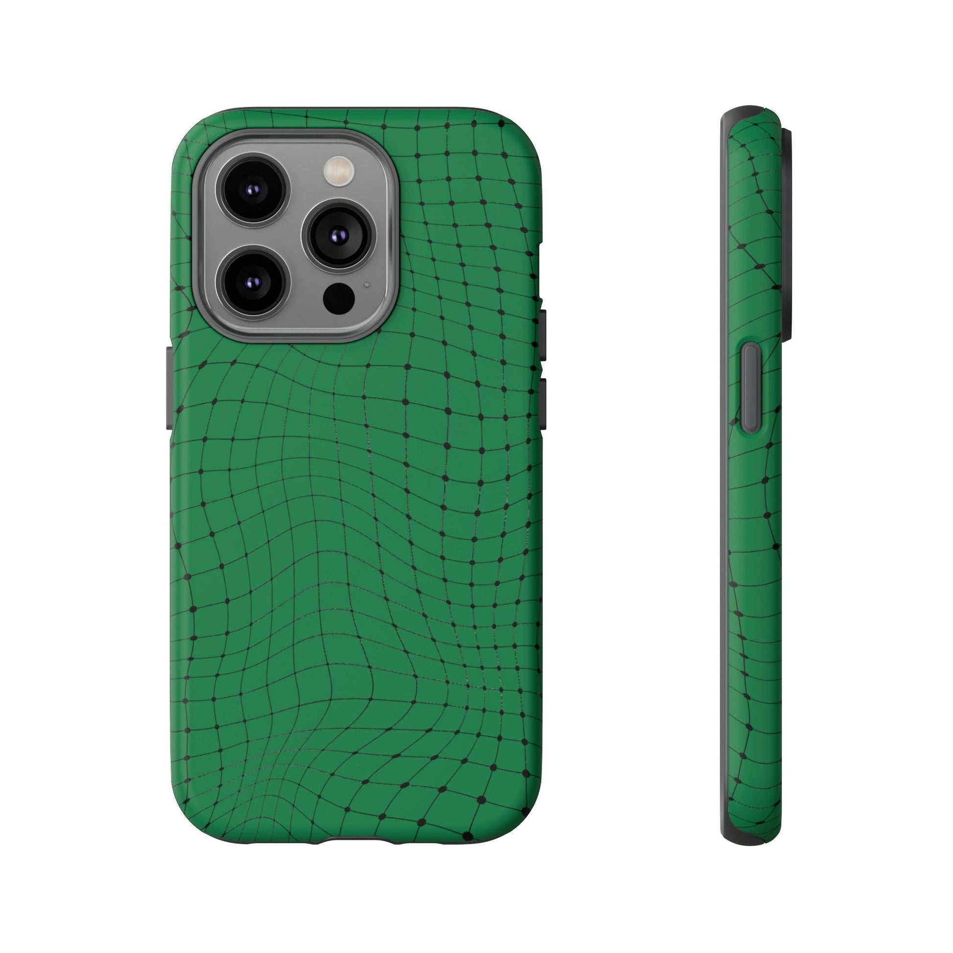 Phone Case-GREEN NET | Tough-iPhone 14 Pro-Matte-PhoneCaseBoss-Phone-Best-Phone-Cases