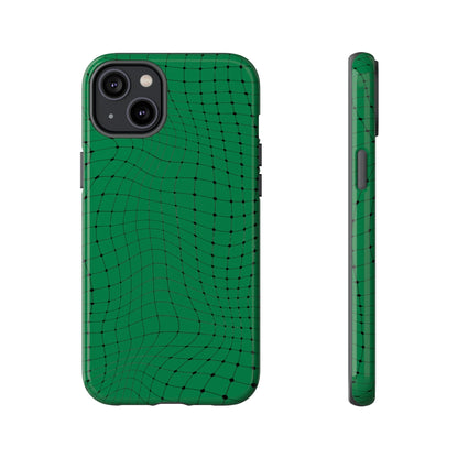 Phone Case-GREEN NET | Tough-iPhone 14 Plus-Glossy-PhoneCaseBoss-Phone-Best-Phone-Cases