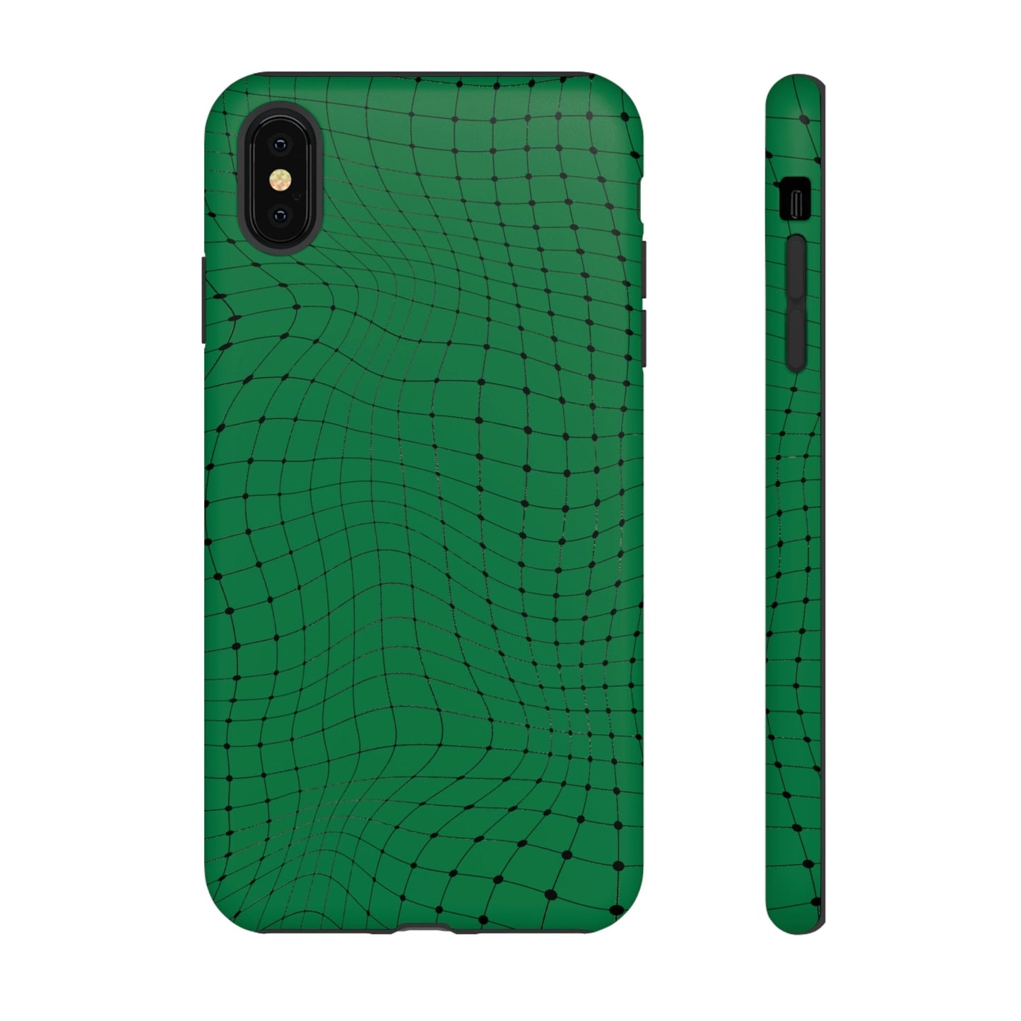 Phone Case-GREEN NET | Tough-iPhone XS MAX-Matte-PhoneCaseBoss-Phone-Best-Phone-Cases