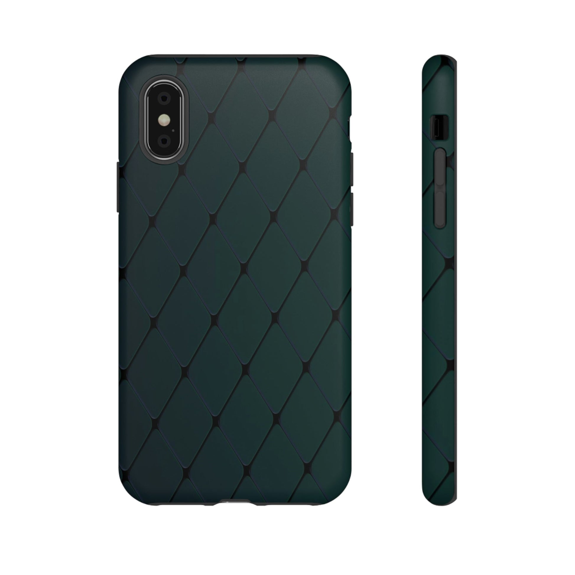 Phone Case-GREEN | Tough-iPhone X-Matte-PhoneCaseBoss-Phone-Best-Phone-Cases