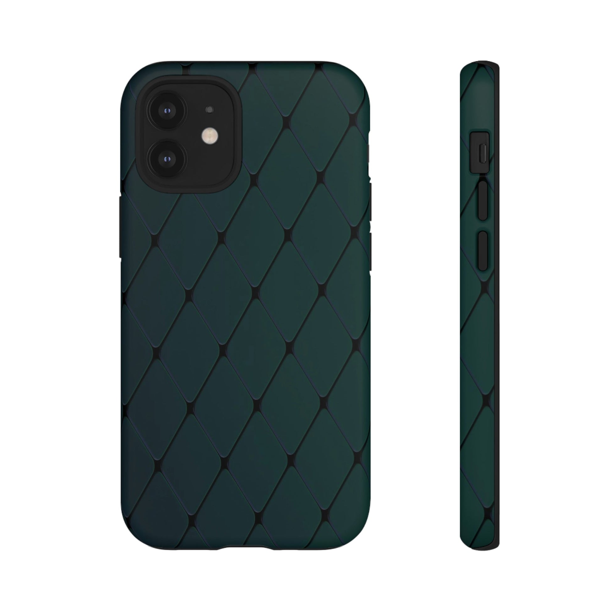 Phone Case-GREEN | Tough-iPhone 12 Mini-Matte-PhoneCaseBoss-Phone-Best-Phone-Cases