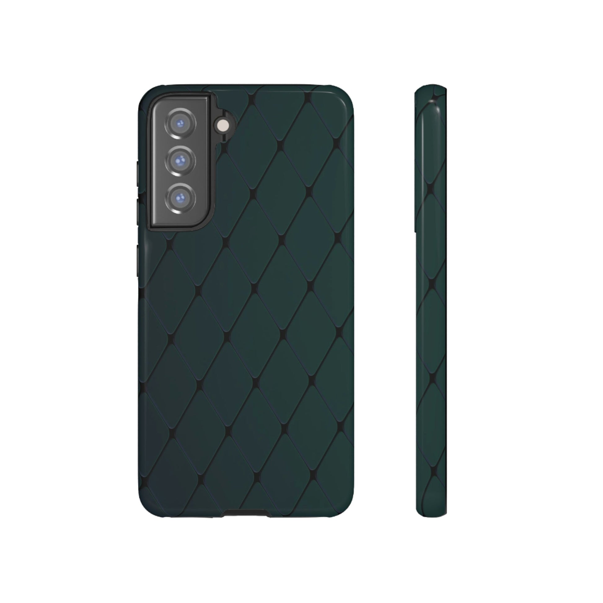 Phone Case-GREEN | Tough-Samsung Galaxy S21 FE-Glossy-PhoneCaseBoss-Phone-Best-Phone-Cases