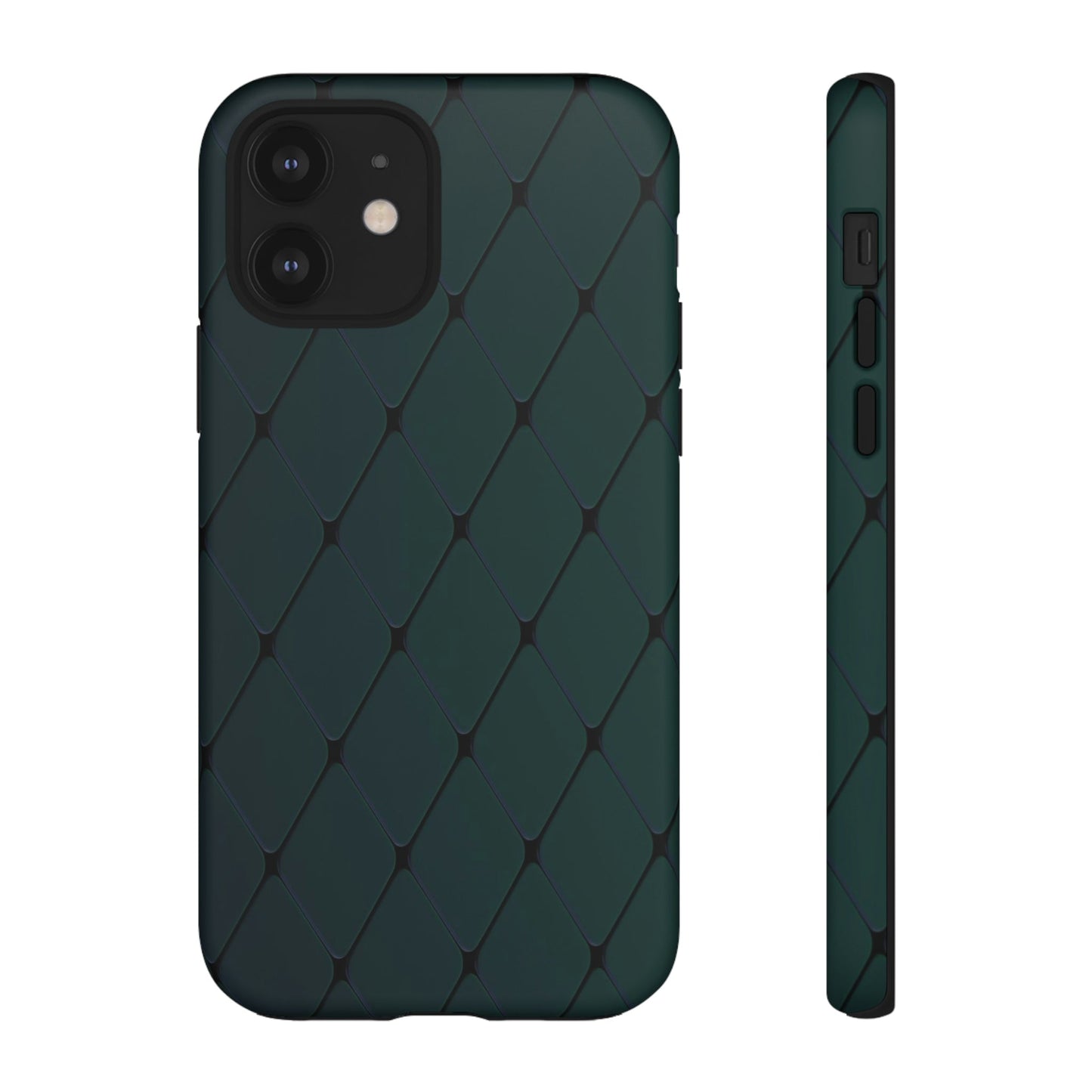 Phone Case-GREEN | Tough-iPhone 12-Matte-PhoneCaseBoss-Phone-Best-Phone-Cases