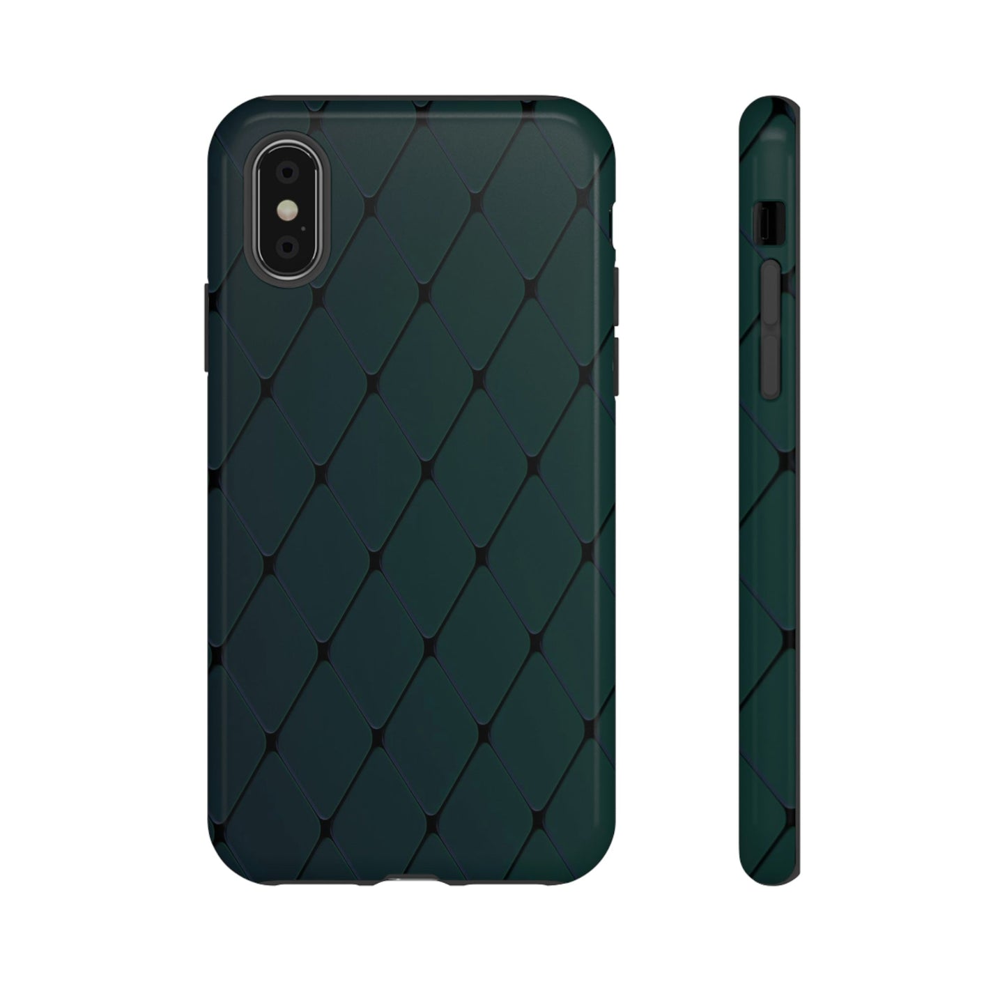 Phone Case-GREEN | Tough-iPhone XS-Glossy-PhoneCaseBoss-Phone-Best-Phone-Cases