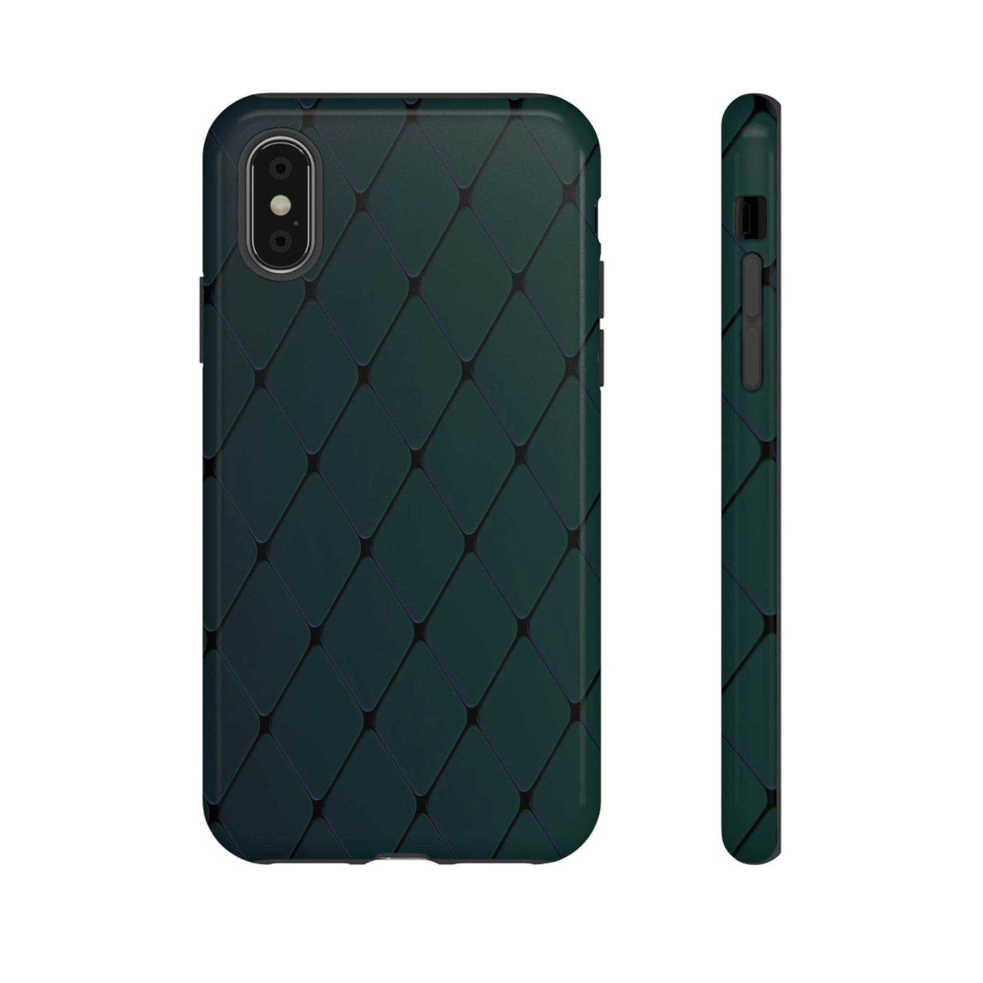 Phone Case-GREEN | Tough-iPhone XS-Glossy-PhoneCaseBoss-Phone-Best-Phone-Cases