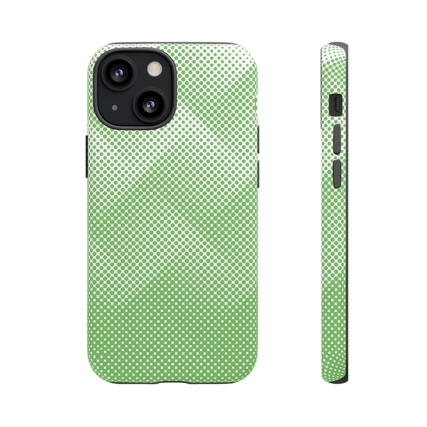 Phone Case-GREEN ZIG | Tough-iPhone 13 Mini-Matte-PhoneCaseBoss-Phone-Best-Phone-Cases