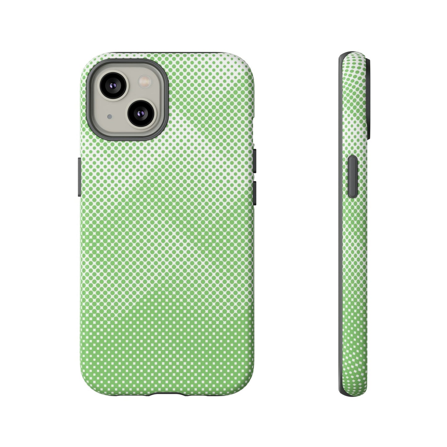 Phone Case-GREEN ZIG | Tough-iPhone 14-Matte-PhoneCaseBoss-Phone-Best-Phone-Cases