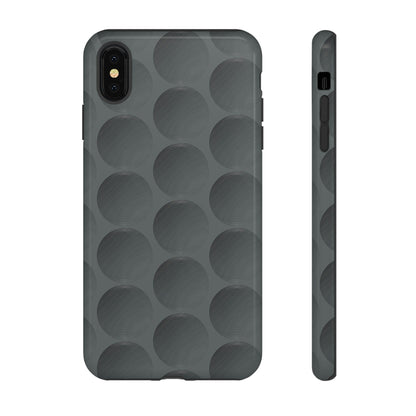 Phone Case-GREY SPHERES | Tough-iPhone XS MAX-Glossy-PhoneCaseBoss-Phone-Best-Phone-Cases