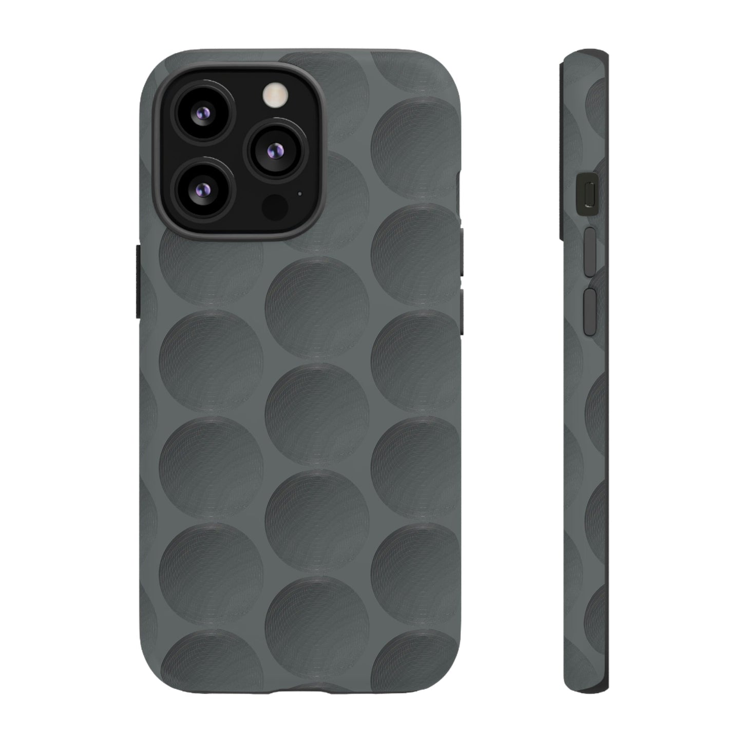 Phone Case-GREY SPHERES | Tough-iPhone 13 Pro-Matte-PhoneCaseBoss-Phone-Best-Phone-Cases