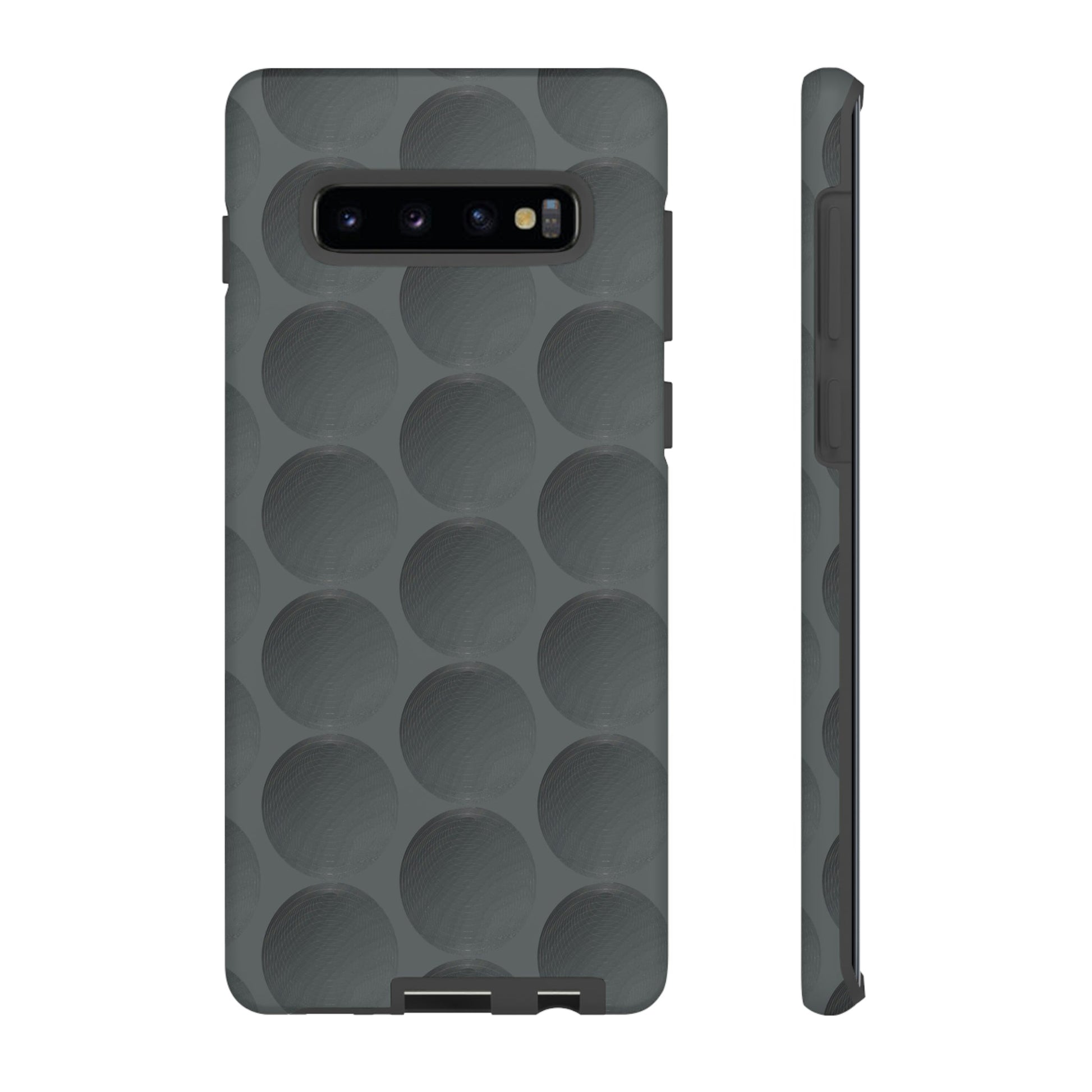 Phone Case-GREY SPHERES | Tough-Samsung Galaxy S10 Plus-Matte-PhoneCaseBoss-Phone-Best-Phone-Cases