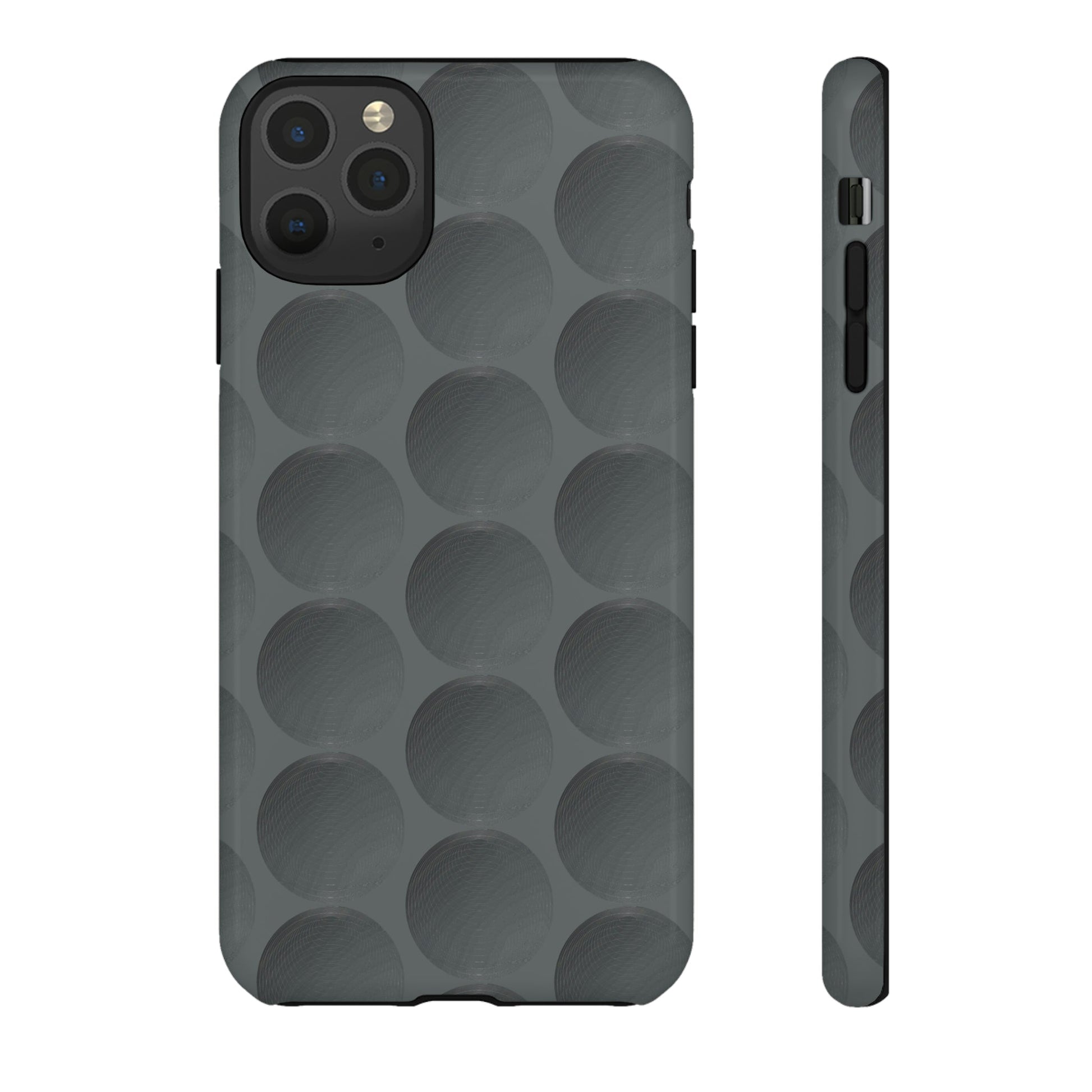 Phone Case-GREY SPHERES | Tough-iPhone 11 Pro Max-Glossy-PhoneCaseBoss-Phone-Best-Phone-Cases