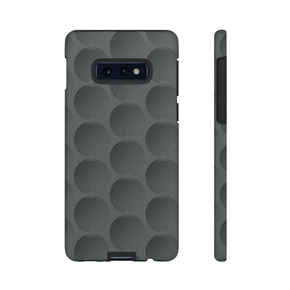 Phone Case-GREY SPHERES | Tough-Samsung Galaxy S10E-Matte-PhoneCaseBoss-Phone-Best-Phone-Cases