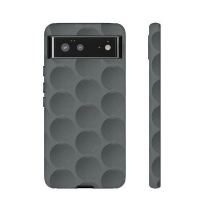 Phone Case-GREY SPHERES | Tough-Google Pixel 6-Matte-PhoneCaseBoss-Phone-Best-Phone-Cases