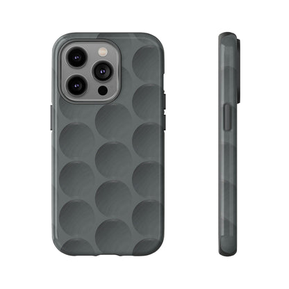 Phone Case-GREY SPHERES | Tough-iPhone 14 Pro-Glossy-PhoneCaseBoss-Phone-Best-Phone-Cases