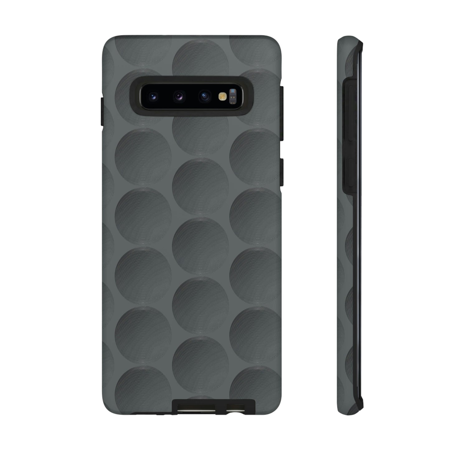 Phone Case-GREY SPHERES | Tough-Samsung Galaxy S10-Matte-PhoneCaseBoss-Phone-Best-Phone-Cases