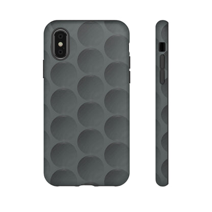 Phone Case-GREY SPHERES | Tough-iPhone XS-Matte-PhoneCaseBoss-Phone-Best-Phone-Cases