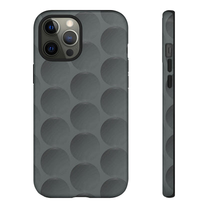 Phone Case-GREY SPHERES | Tough-iPhone 12 Pro Max-Glossy-PhoneCaseBoss-Phone-Best-Phone-Cases