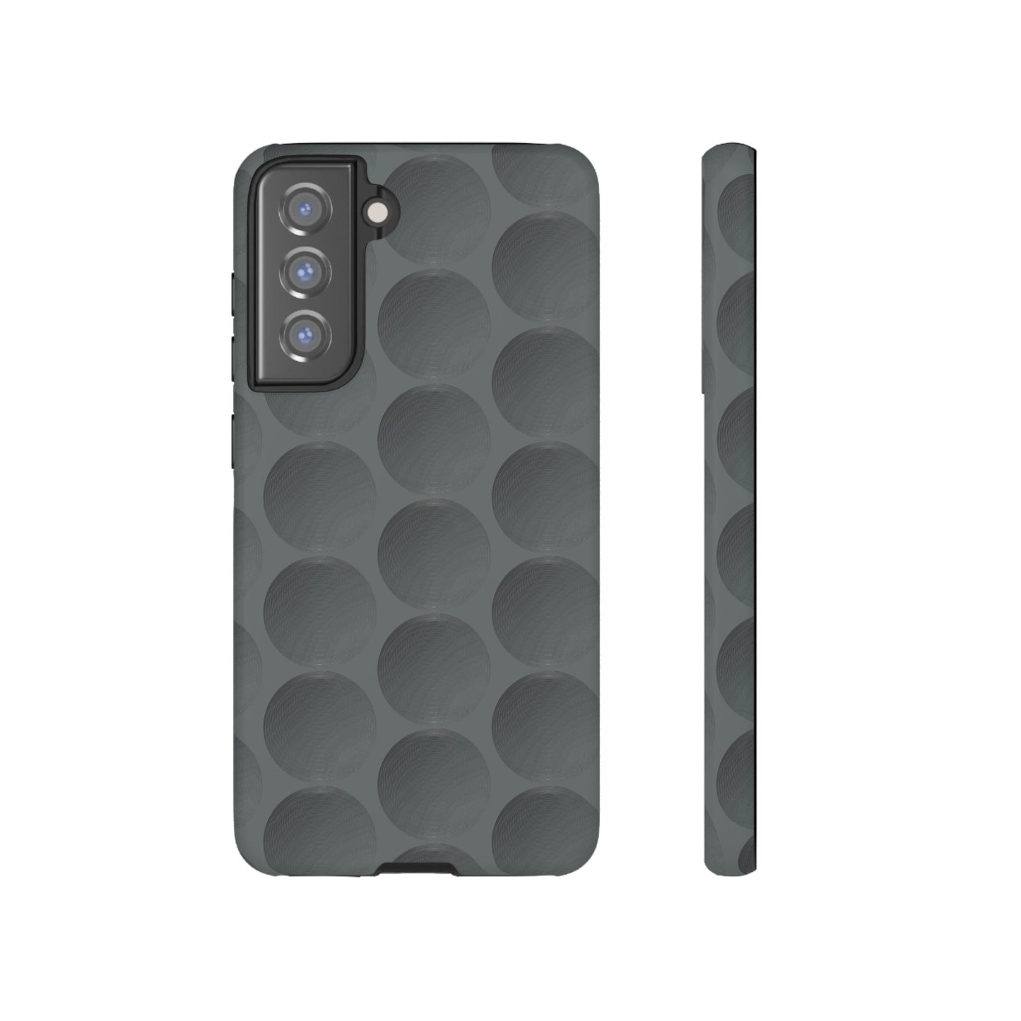 Phone Case-GREY SPHERES | Tough-Samsung Galaxy S21 FE-Matte-PhoneCaseBoss-Phone-Best-Phone-Cases