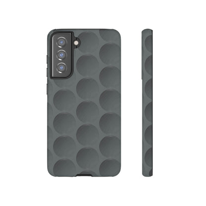 Phone Case-GREY SPHERES | Tough-Samsung Galaxy S21 FE-Matte-PhoneCaseBoss-Phone-Best-Phone-Cases