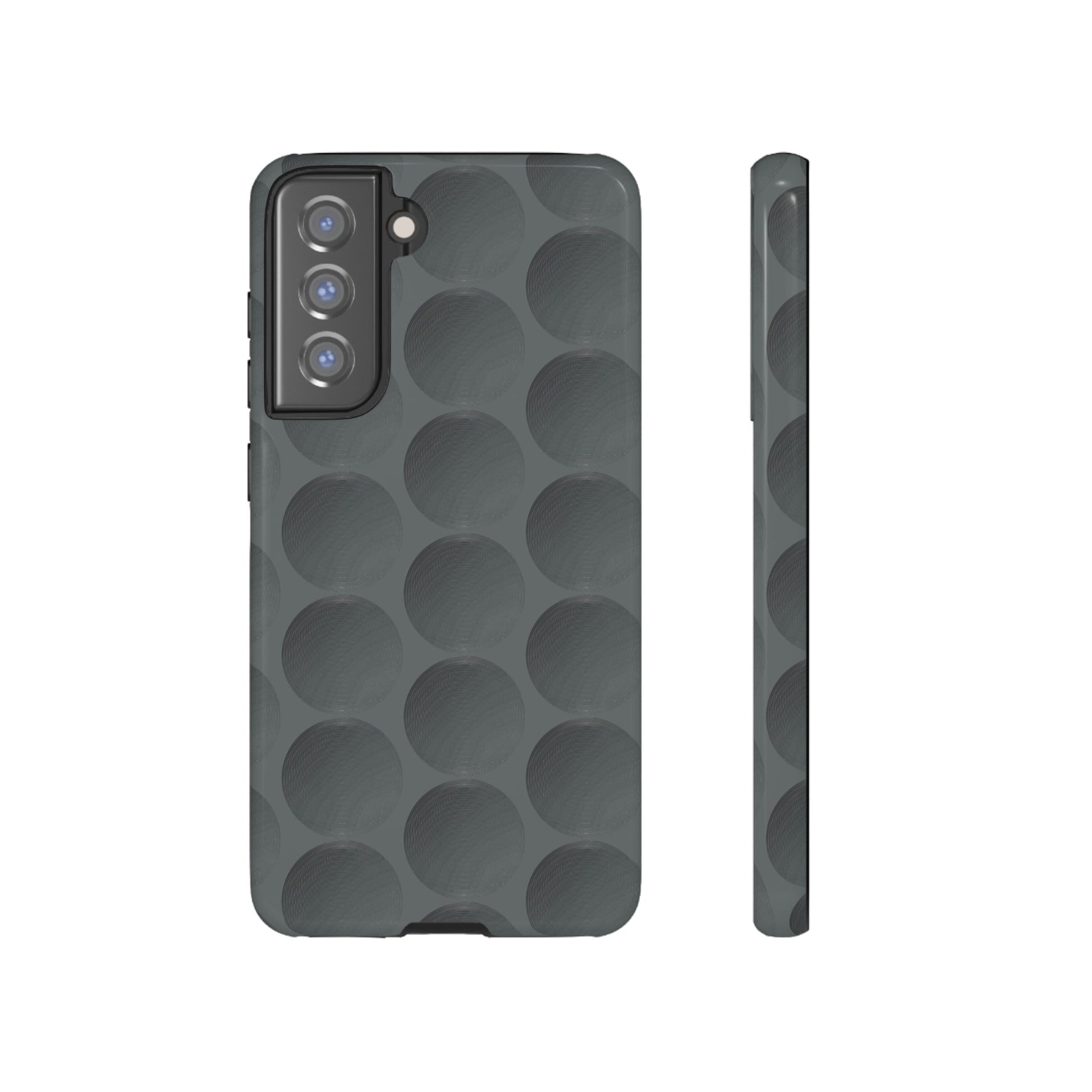 Phone Case-GREY SPHERES | Tough-Samsung Galaxy S21 FE-Glossy-PhoneCaseBoss-Phone-Best-Phone-Cases