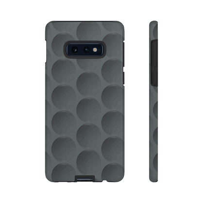 Phone Case-GREY SPHERES | Tough-Samsung Galaxy S10E-Glossy-PhoneCaseBoss-Phone-Best-Phone-Cases