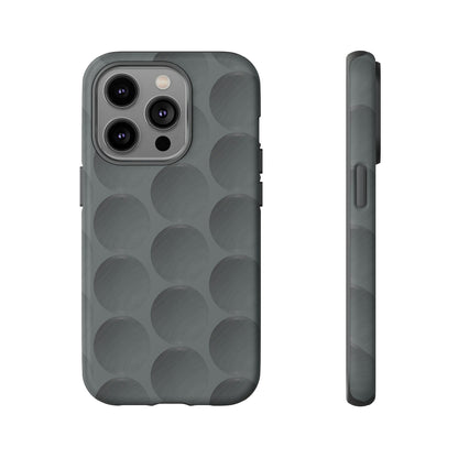 Phone Case-GREY SPHERES | Tough-iPhone 14 Pro-Matte-PhoneCaseBoss-Phone-Best-Phone-Cases