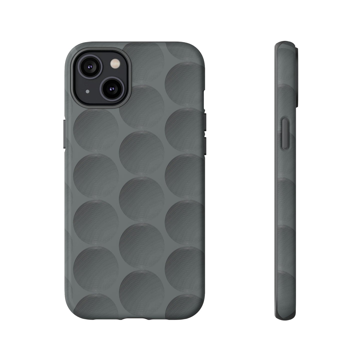 Phone Case-GREY SPHERES | Tough-iPhone 14 Plus-Matte-PhoneCaseBoss-Phone-Best-Phone-Cases