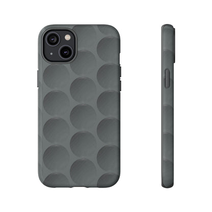 Phone Case-GREY SPHERES | Tough-iPhone 14 Plus-Matte-PhoneCaseBoss-Phone-Best-Phone-Cases